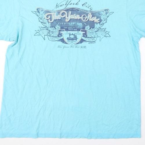 North Coast Men’s Blue 2XL New York City Graphic Print T-Shirt