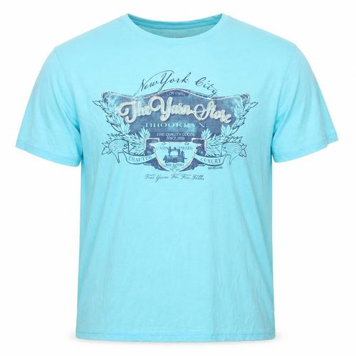 North Coast Men’s Blue 2XL New York City Graphic Print T-Shirt