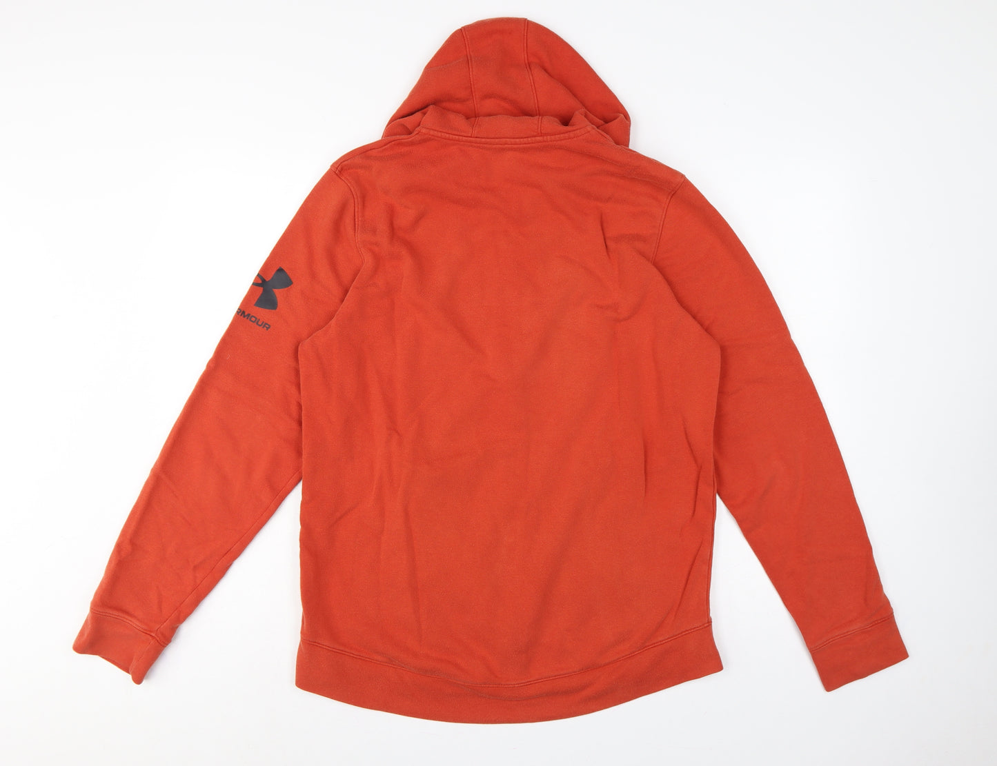 Under Armour Men’s Orange Large Full Zip Logo Hoodie