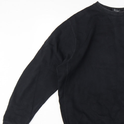 Nike Men’s Black M Crew Neck Pullover Sweatshirt Logo Sports