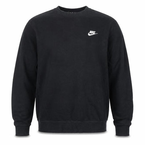 Nike Men’s Black M Crew Neck Pullover Sweatshirt Logo Sports