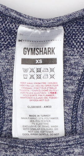 Gymshark Women’s Multicoloured XS Racerback Sports Bra Tank Top