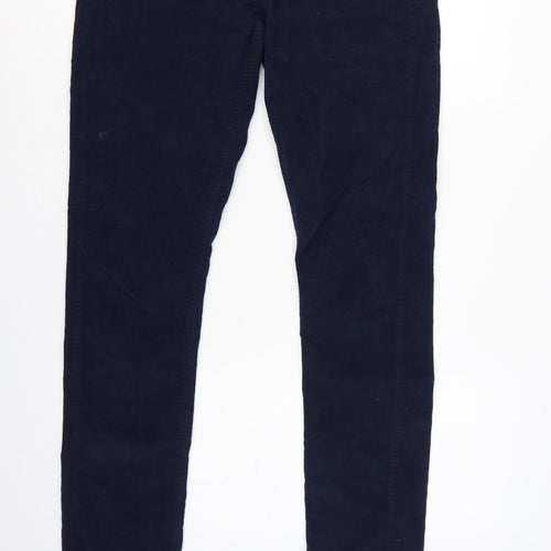 GANT Men’s Blue W32 L32 Audrey Slim Corduroy Low Waist Trousers