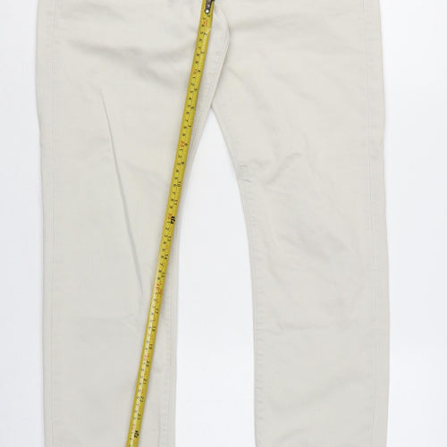 Gap 1969 Men’s Ivory 31/30 Slim Tapered 100% Cotton Jeans