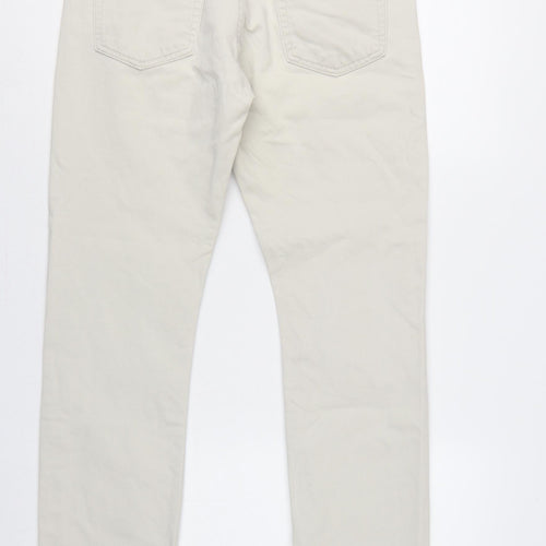 Gap 1969 Men’s Ivory 31/30 Slim Tapered 100% Cotton Jeans
