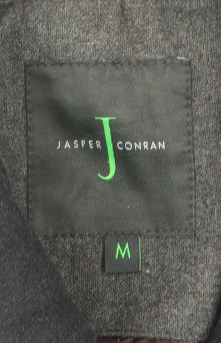 Jasper Conran Men’s Black M Wool Pea Coat Double Breasted