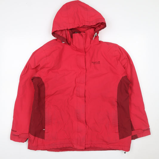 Regatta Women’s Red UK 16 Hydrafort Hooded Waterproof Rain Jacket