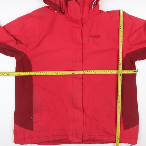 Regatta Women’s Red UK 16 Hydrafort Hooded Waterproof Rain Jacket
