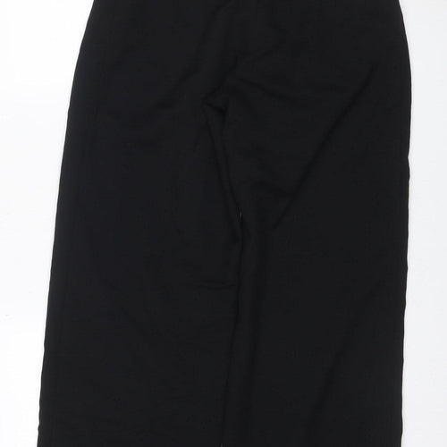Monki Women’s Black Size 10 Wide-Leg Tailored Dress Trousers