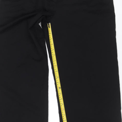 Monki Women’s Black Size 10 Wide-Leg Tailored Dress Trousers