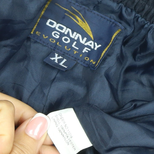 Donnay Golf Evolution Men’s Blue XL Lined Track Pants Elastic Waist