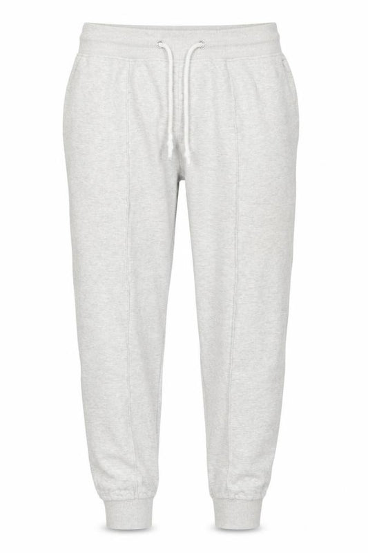 Reiss Men Grey M Jogger Sweatpants Drawstring Zip Pocket Cotton Blend
