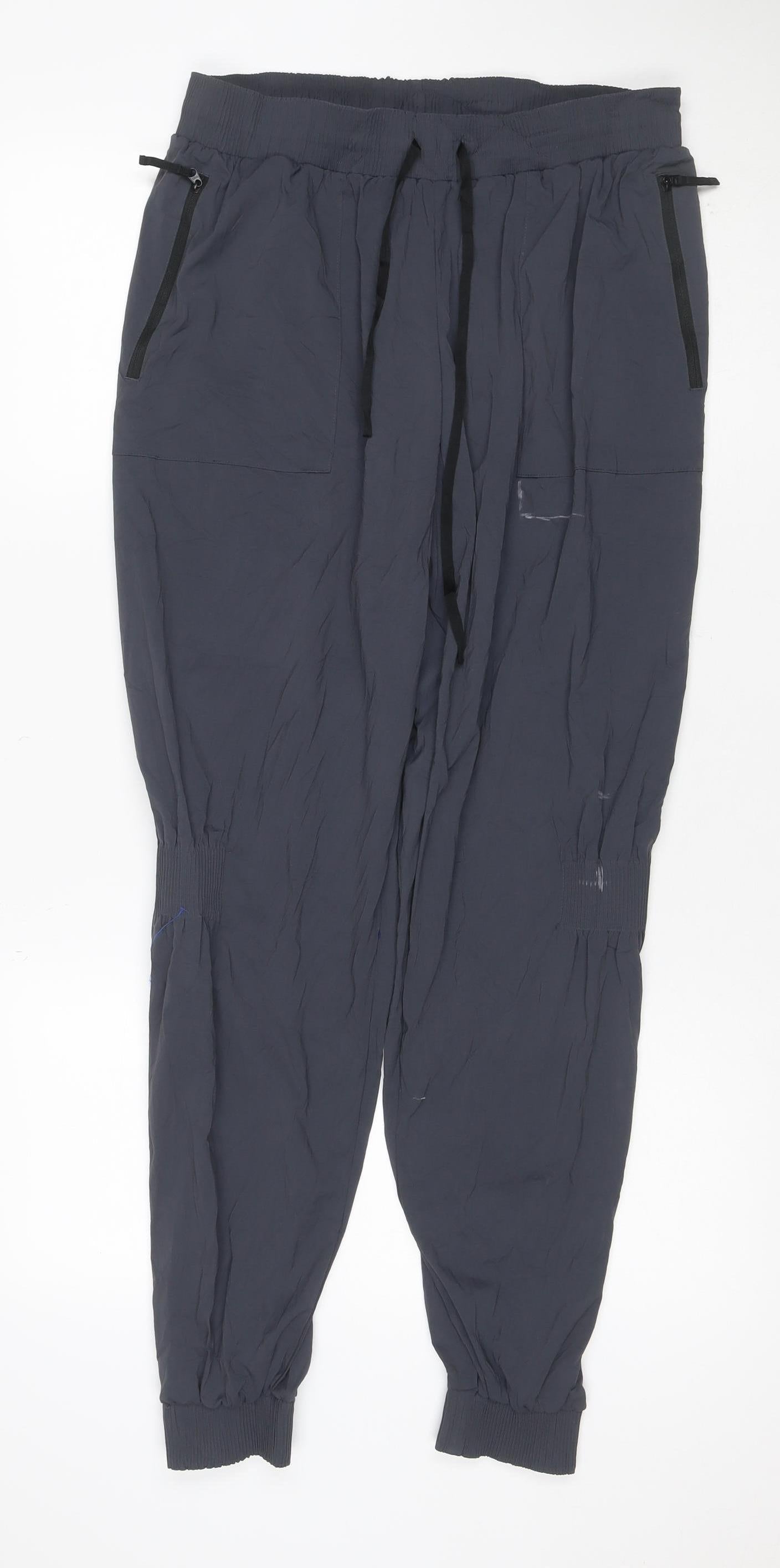Berghaus Men's Blue 34 Jogger Trousers Drawstring Zip Pockets Cuffed