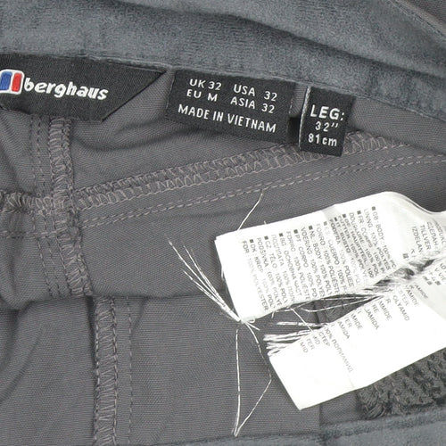 Berghaus Men’s Black 32W 32L Outdoor Trousers
