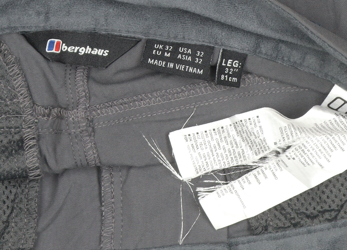 Berghaus Men’s Black 32W 32L Outdoor Trousers
