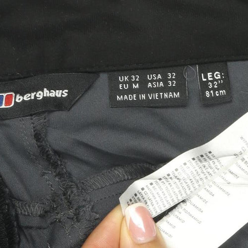 Berghaus Men’s Blue Outdoor Trousers 32in Waist 32in Leg