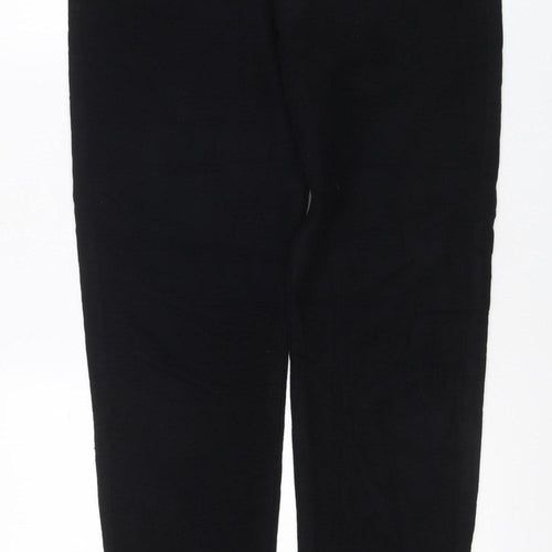 Marks & Spencer Men's Black 34/31 Slim Fit Cotton Trousers