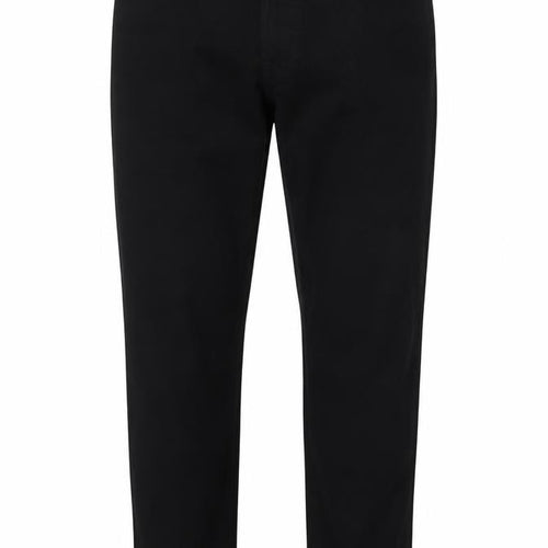Marks & Spencer Men's Black 34/31 Slim Fit Cotton Trousers