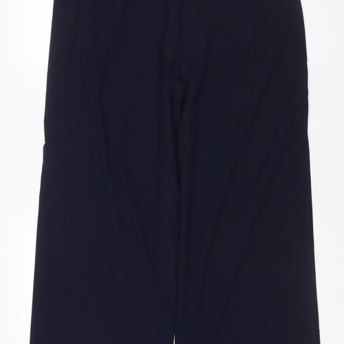 Marks and Spencer Women's Navy Blue UK 16 Regular Straight Dress Trousers