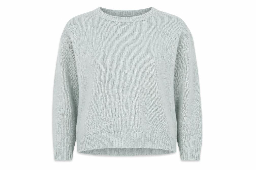 New Look Women Green Size S Chunky Knit Crew Neck Raglan Jumper