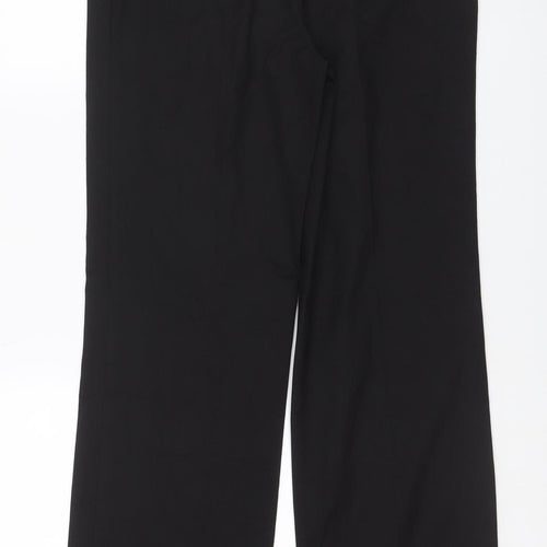 Next Women’s Black Size 10 Regular Tailored Straight Leg Work Trousers