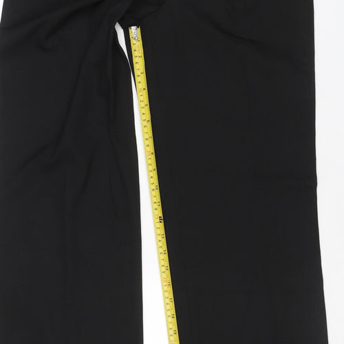 Next Women’s Black Size 10 Regular Tailored Straight Leg Work Trousers