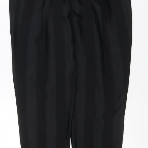 River Island Women Black UK 10 Tie Waist Wide-Leg Trousers