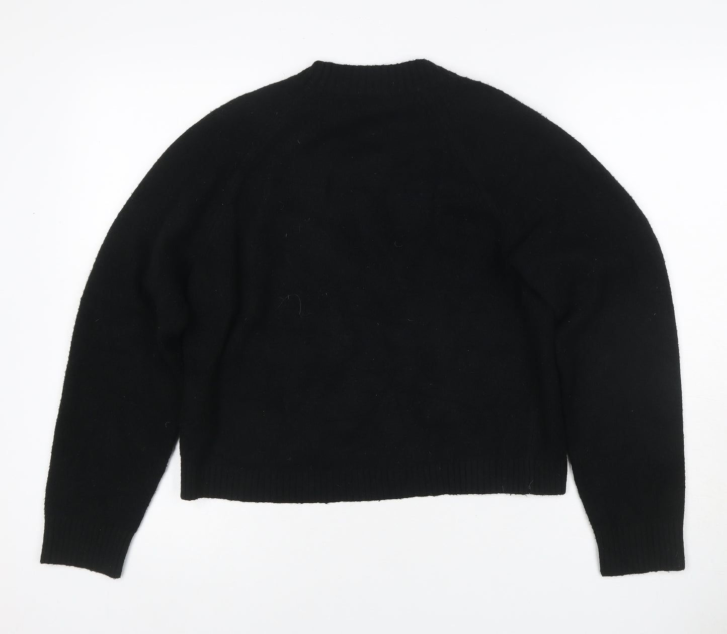 UNIQLO Women Black XS 100% Cashmere V-Neck Button Cardigan