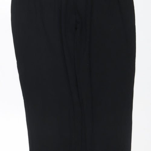 M&S Collection Women’s Black UK 14 Short Straight Tailored Trousers