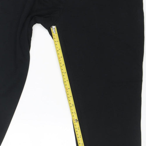 M&S Collection Women’s Black UK 14 Short Straight Tailored Trousers