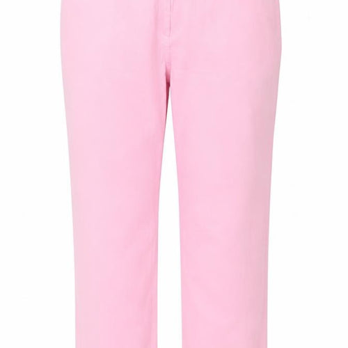 Ann Harvey Women Pink Size 20 Lyocell Straight Leg Trousers