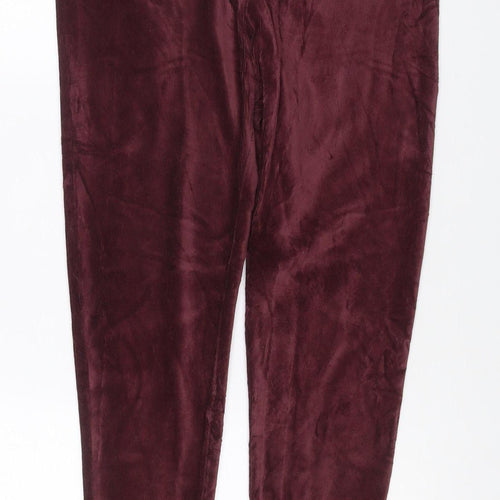 Marks & Spencer Women’s Burgundy Size 16 Corduroy Bootcut Trousers