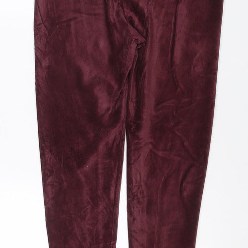 Marks & Spencer Women’s Burgundy Size 16 Corduroy Bootcut Trousers