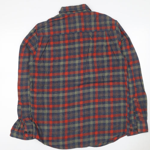 Weatherproof Vintage Men's Multicoloured L Plaid Flannel Button-Up Shirt
