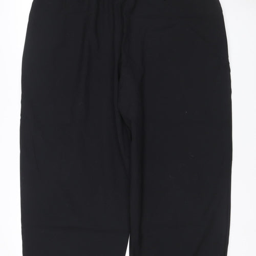 Marks and Spencer Women’s Black Size 18 Short Wool Blend Dress Trousers