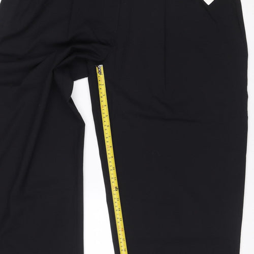 Marks and Spencer Women’s Black Size 18 Short Wool Blend Dress Trousers
