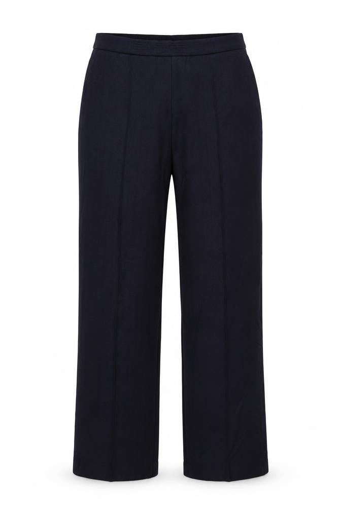 Marks and Spencer Women’s Blue UK 8 Short Straight Trousers