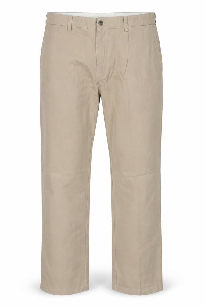 Cotton Traders Men’s Beige Size 40 Straight Cotton Trousers 31 Leg