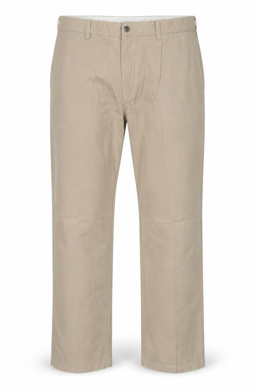 Cotton Traders Men’s Beige Size 40 Straight Cotton Trousers 31 Leg