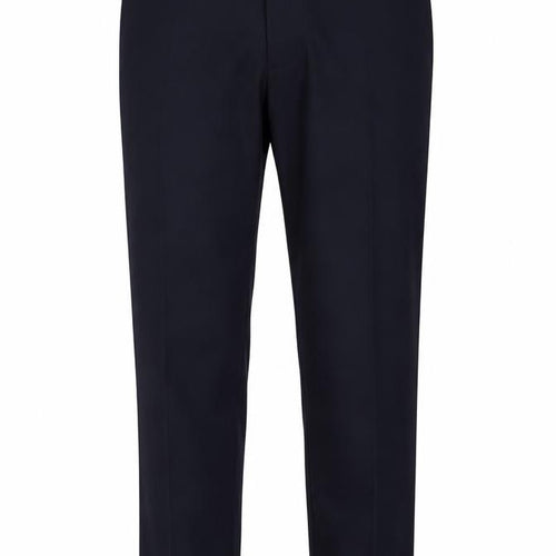 M&S Men’s Black 36W 33L Tailored Straight Dress Trousers Stretch