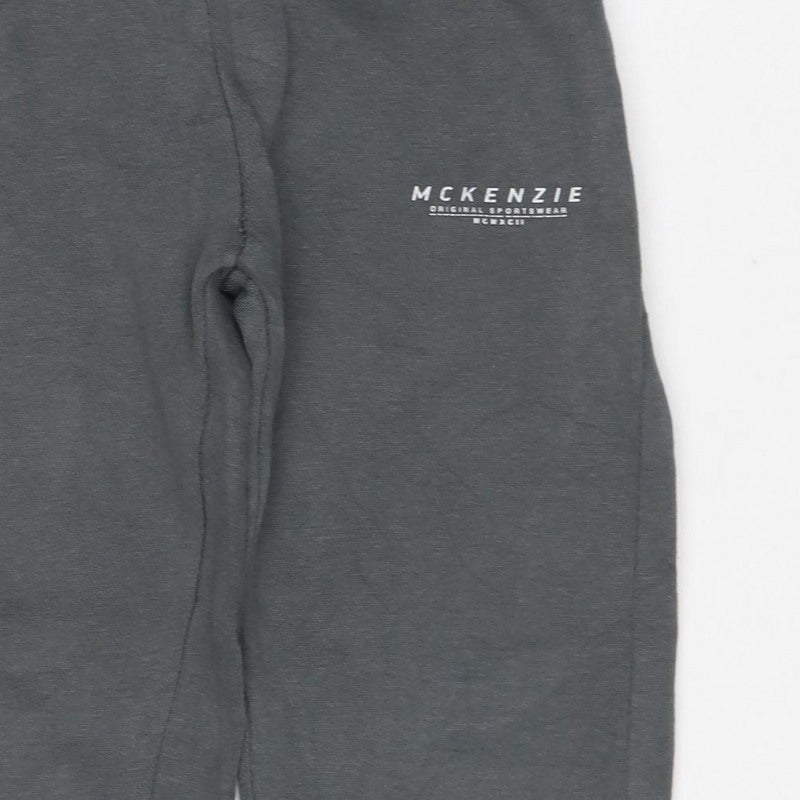 McKenzie Boys Grey Jogger Sweatpants Age 5 Years Ribbed Cuffs