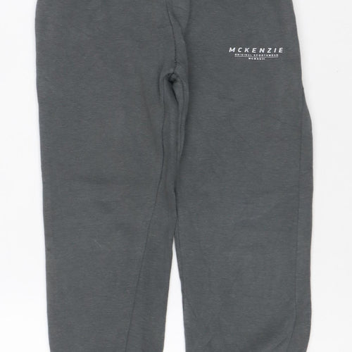 McKenzie Boys Grey Jogger Sweatpants Age 5 Years Ribbed Cuffs