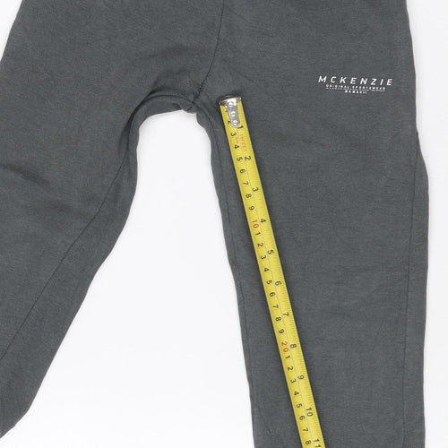 McKenzie Boys Grey Jogger Sweatpants Age 5 Years Ribbed Cuffs