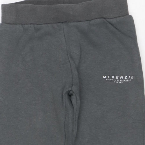 McKenzie Boys Grey Jogger Sweatpants Age 5 Years Ribbed Cuffs