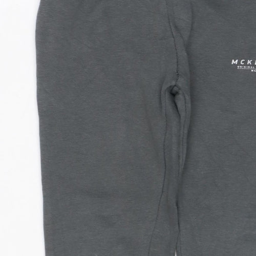 McKenzie Boys Grey Jogger Sweatpants Age 5 Years Ribbed Cuffs