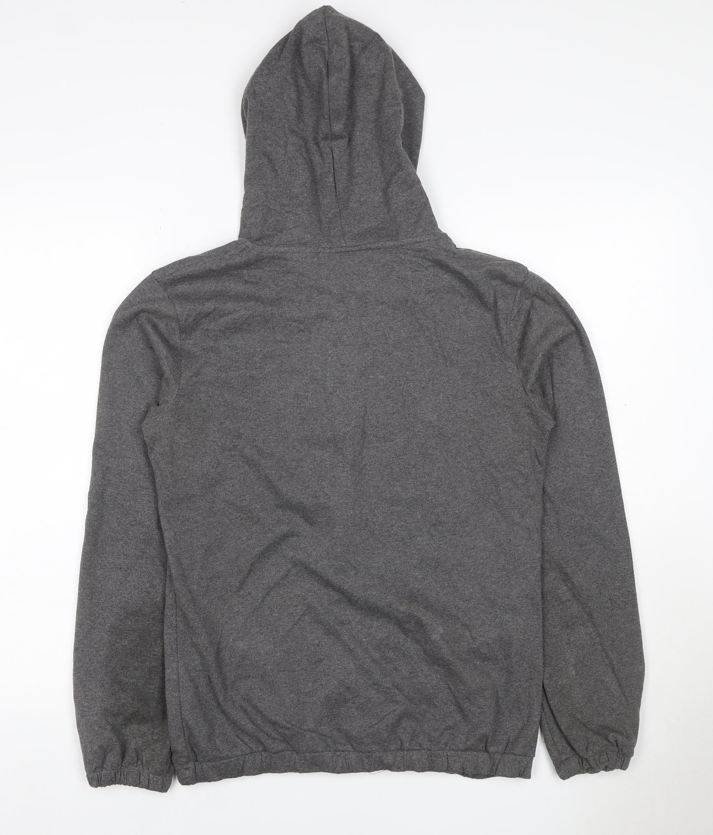 Lonsdale London Women’s Grey Pink Logo Full Zip Hoodie UK 10