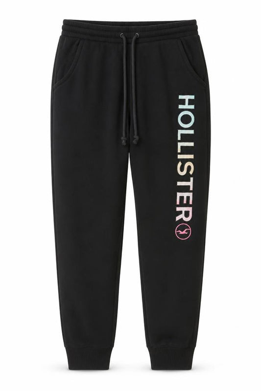 Hollister Women’s Black XS Jogger Sweatpants Drawstring Logo