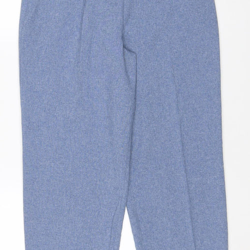 Classics Women Blue Size 14 Relaxed Tapered Drawstring Jogger Trousers