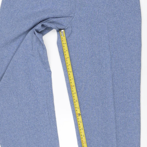 Classics Women Blue Size 14 Relaxed Tapered Drawstring Jogger Trousers
