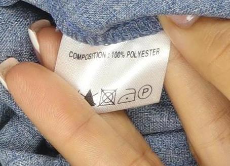 Classics Women Blue Size 14 Relaxed Tapered Drawstring Jogger Trousers